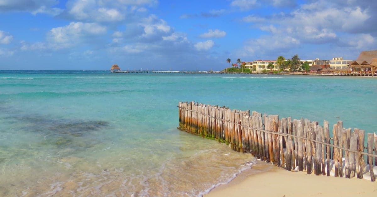 Turquoise water at Isla Mujeres, Quintana Roo