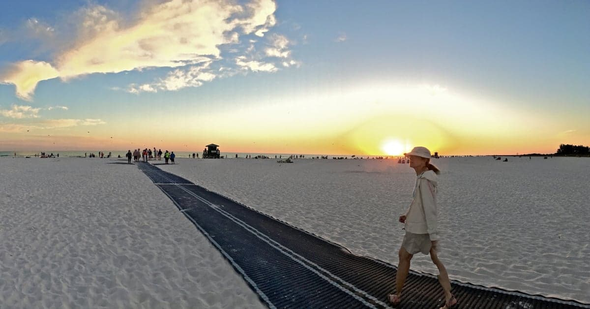 Siesta Beach on Siesta Key, Sarasota, Florida