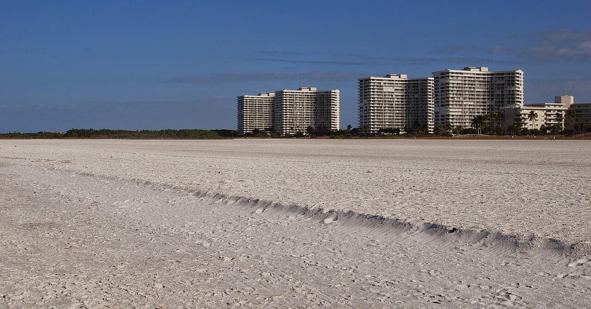 Marco Island beach, Florida