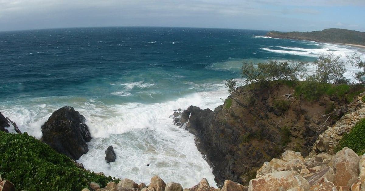Hell's Gates above Alexandria Bay, Noosa National Park