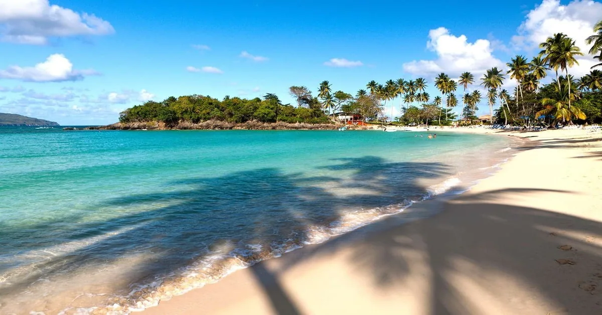 Playa Rincon in the Dominican Republic, a secluded beach with miles of unspoiled sand and clear water
