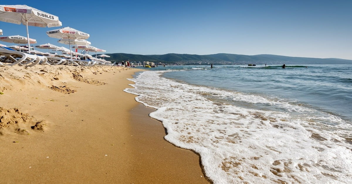 Sunny Beach resort on Bulgaria's Black Sea coast with a long stretch of golden sand and lively atmosphere