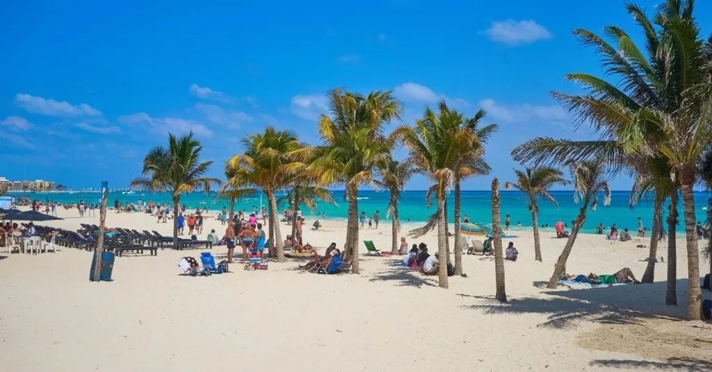 Playa del Carmen beach on Mexico's Riviera Maya