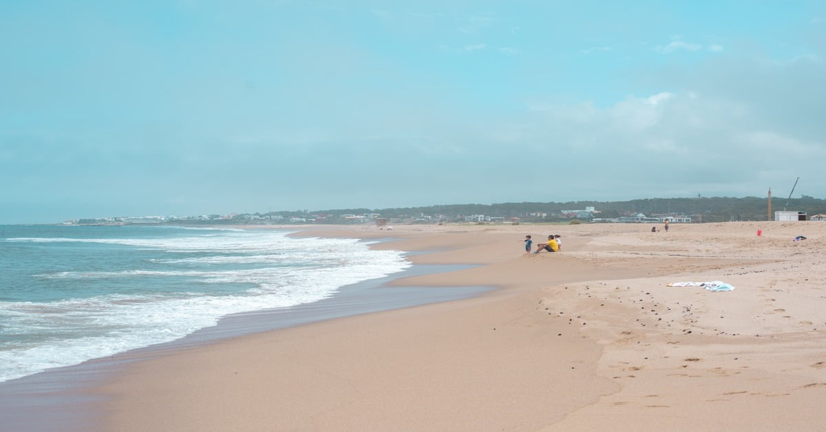 Montanita Beach in Ecuador with surfers and vibrant beach scene