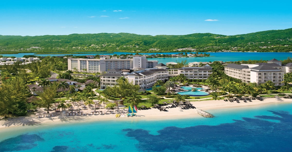Breathless Montego Bay Resort and Spa with a rooftop infinity pool overlooking the Caribbean coastline