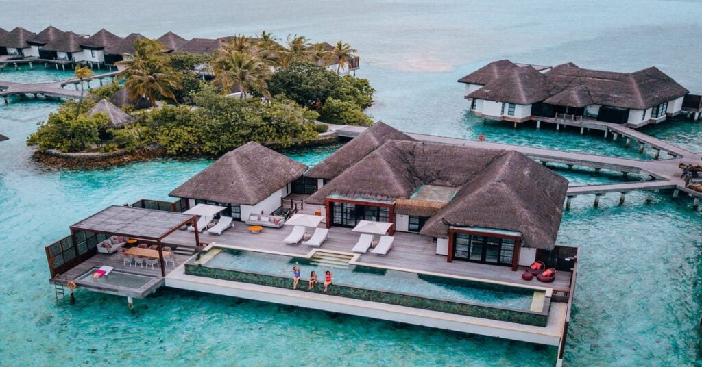 Four Seasons Resort Maldives at Landaa Giraavaru with overwater villas
