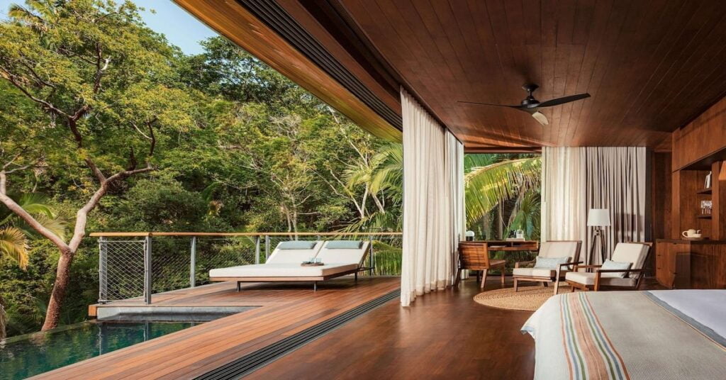 One and Only Mandarina resort in Mexico nestled in tropical forest