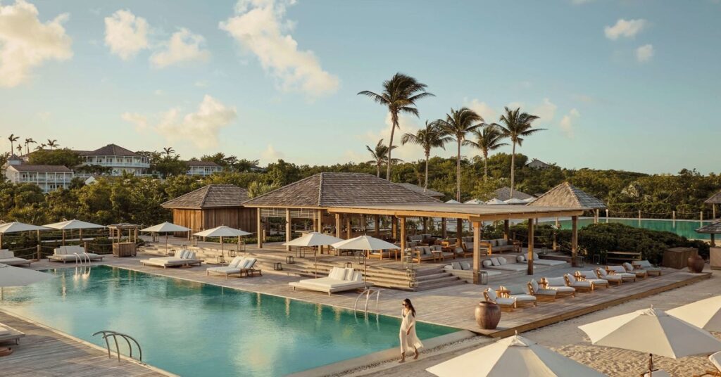 COMO Parrot Cay resort in Turks and Caicos with pristine beach