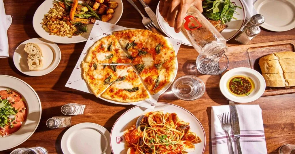 Authentic Italian seafood and pasta dishes served at a coastal restaurant
