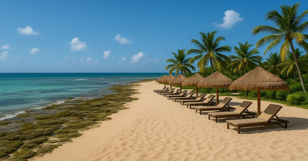 Hidden Beach Resort along the Riviera Maya coastline in Mexico