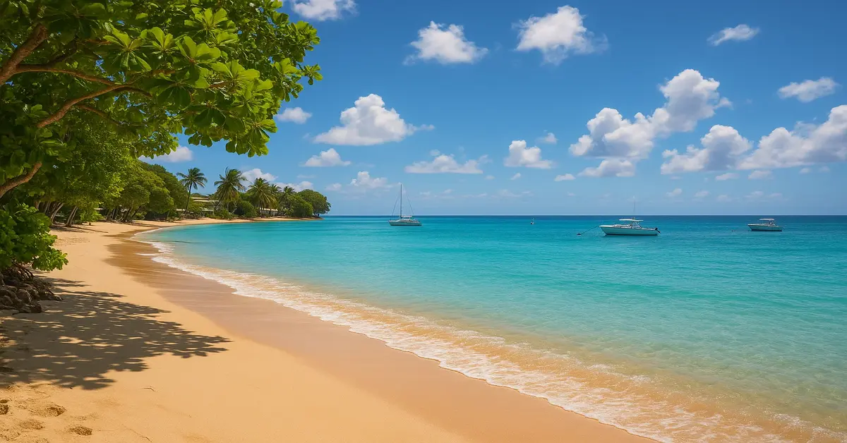 Serene Paynes Bay beach in Barbados with golden sand and calm turquoise waters