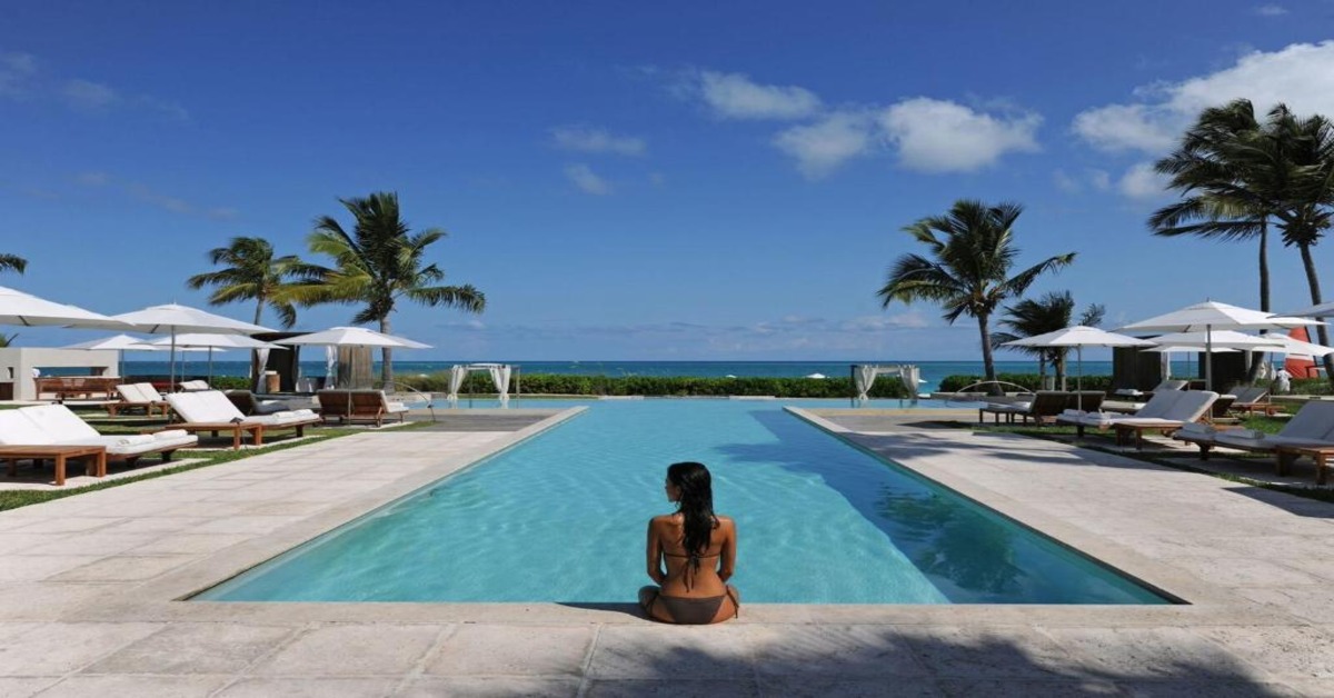 Grace Bay Club resort on the pristine white sands of Grace Bay Beach